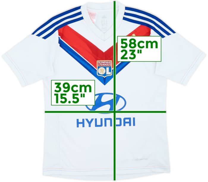 2013-14 Lyon Home Shirt - 5/10 - (S.Boys)