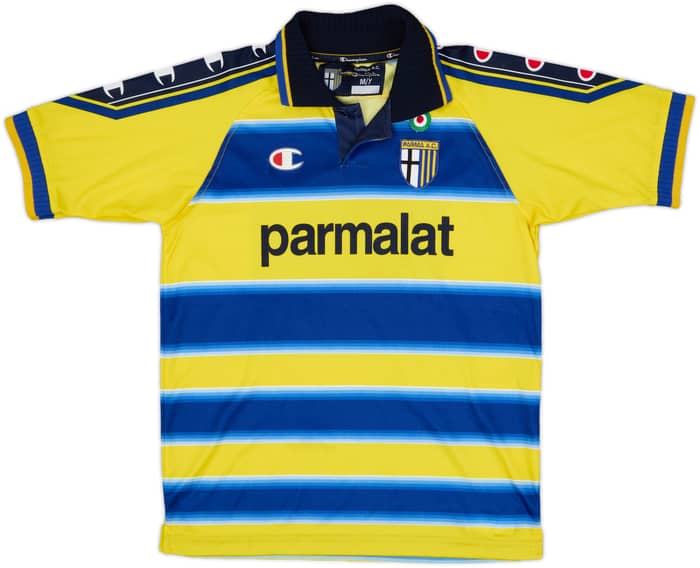 1999-00 Parma Home Shirt - 8/10 - (M.Boys)
