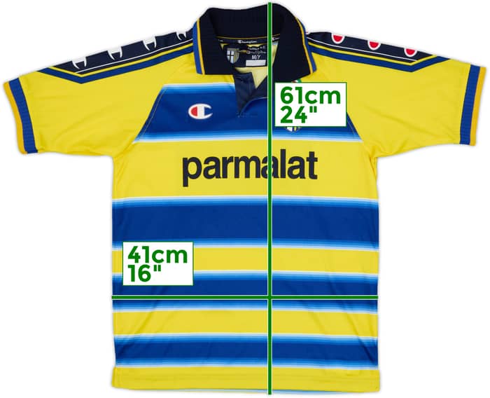 1999-00 Parma Home Shirt - 8/10 - (M.Boys)