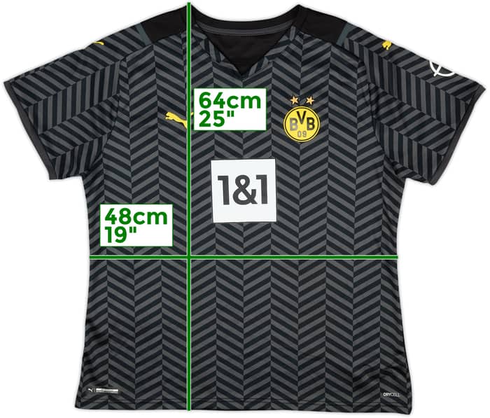 2021-22 Borussia Dortmund Away Shirt - 9/10 - (Women's L)