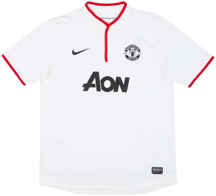 2012-14 Manchester United Away Shirt Evra #3 - 9/10 - (XL.Boys)