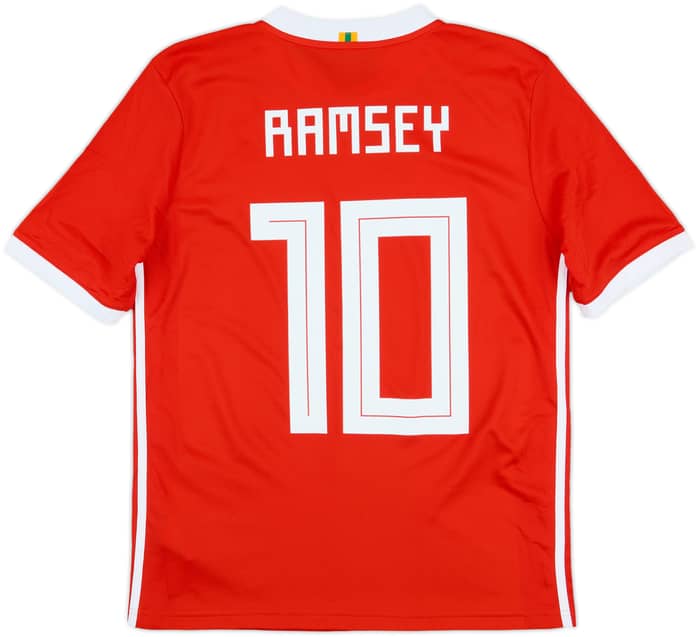 2018-19 Wales Home Shirt Ramsey #10 - 10/10 - (XL.Boys)
