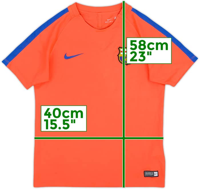 2016-17 Barcelona Nike Training Shirt - 8/10 - (M.Boys)