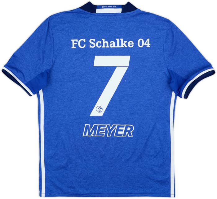 2016-18 Schalke Home Shirt Meyer #7 - 6/10 - (L.Boys)