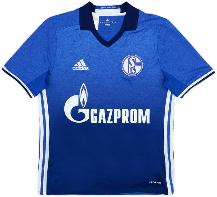 2016-18 Schalke Home Shirt Meyer #7 - 6/10 - (L.Boys)