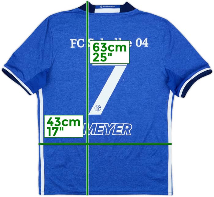 2016-18 Schalke Home Shirt Meyer #7 - 6/10 - (L.Boys)