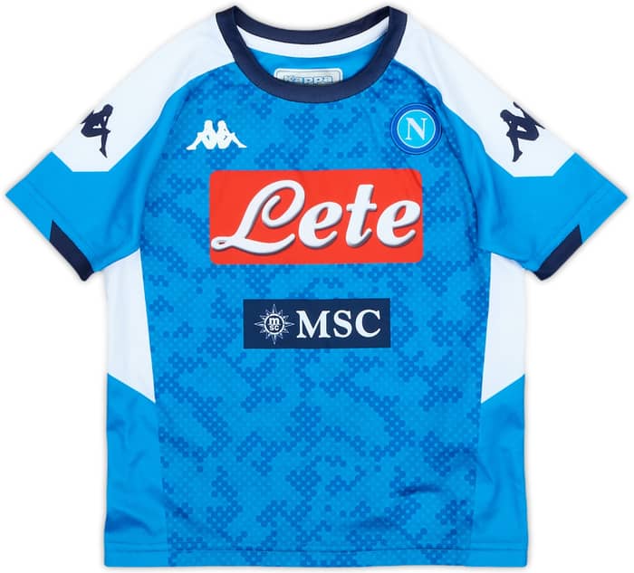 2019-20 Napoli Home Shirt - 10/10 - (2-3 Years)