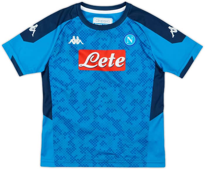 2019-20 Napoli Home Shirt - 9/10 - (5-6 Years)