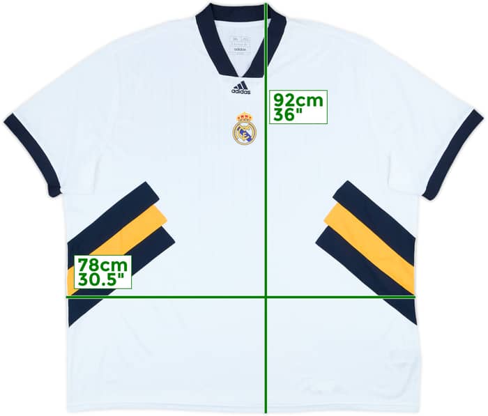 2022-23 Real Madrid adidas Icon Shirt - 6/10 - (3XL)