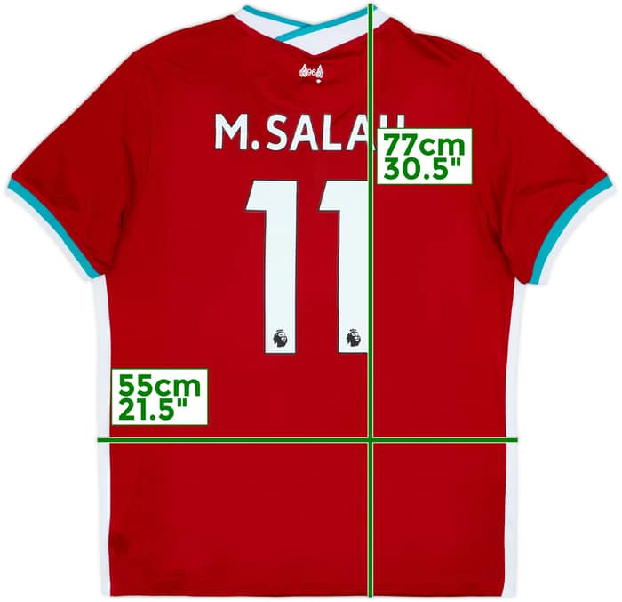 2020-21 Liverpool Home Shirt M.Salah #11 - 6/10 - (XL)