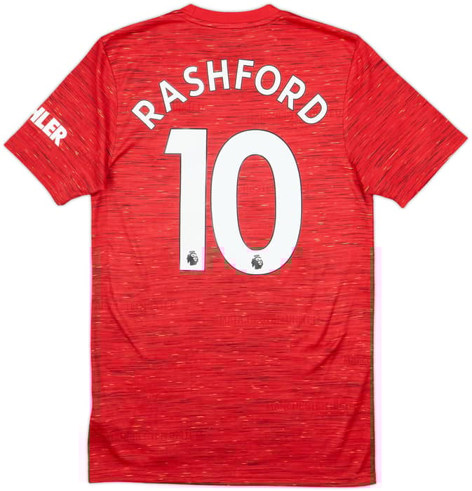 2020-21 Manchester United Home Shirt Rashford #10 - 8/10 - (S)