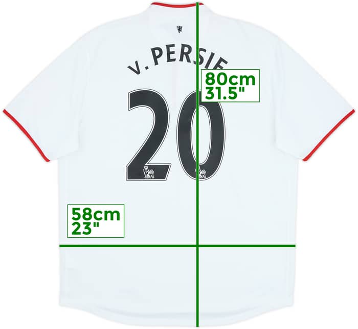 2012-14 Manchester United Away Shirt v.Persie #20 - 6/10 - (XL)