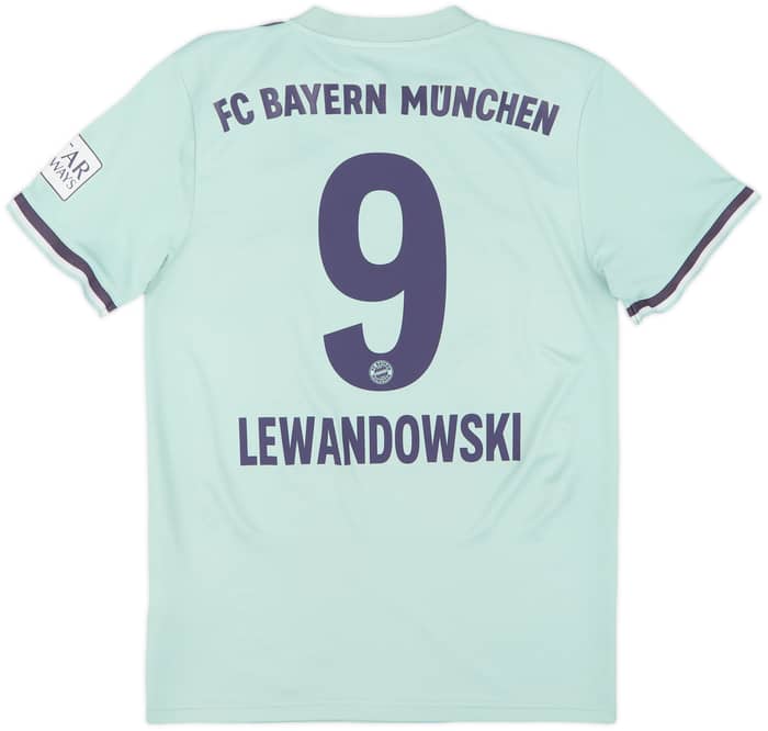 2018-19 Bayern Munich Away Shirt Lewandowski #9 - 8/10 - (S)