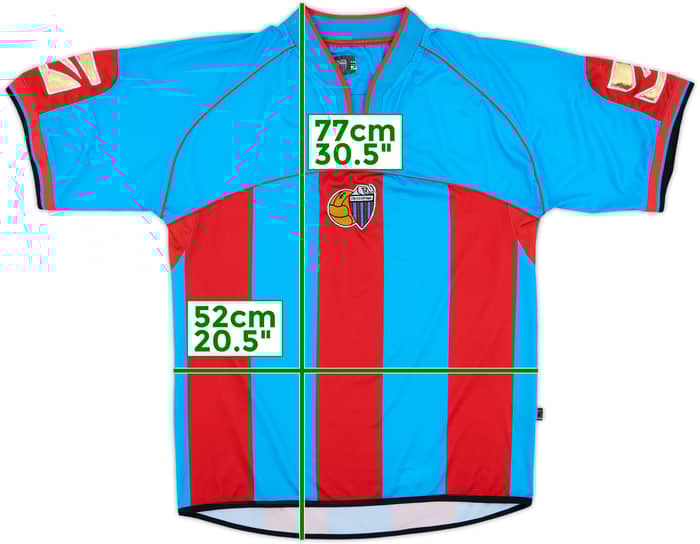 2005-07 Catania Home Shirt #7 - 8/10 - (L)