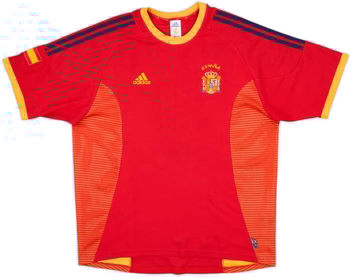 2002-04 Spain Home Shirt Raul #7 - 8/10 - (XL)