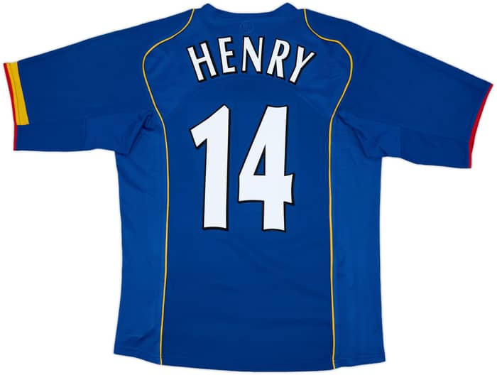 2004-06 Arsenal Away Shirt Henry #14 - 8/10 - (L)