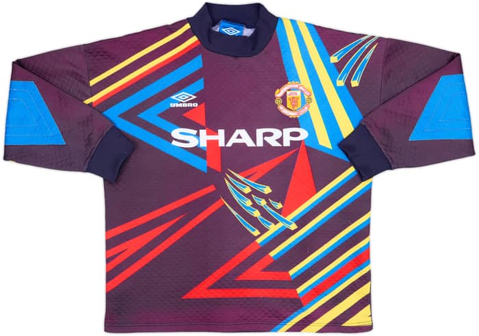 1992-93 Manchester United GK Shirt #1 - 6/10 - (M)