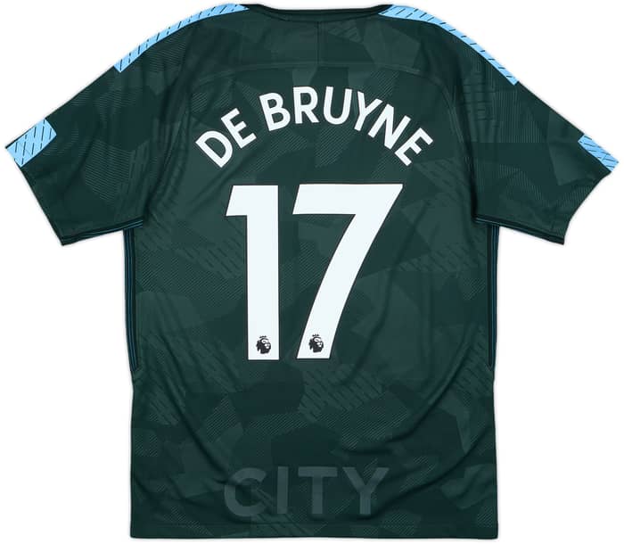 2017-18 Manchester City Third Shirt De Bruyne #17 - 8/10 - (S)
