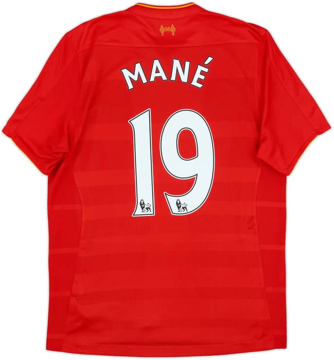 2016-17 Liverpool Home Shirt Mane #19 - 5/10 - (M)