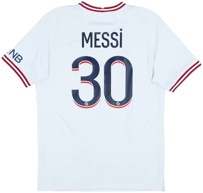 2021-22 Paris Saint-Germain Fourth Shirt Messi #30 - 7/10 - (M)