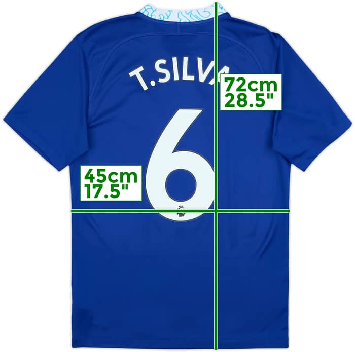 2022-23 Chelsea Home Shirt T.Silva #6 - 9/10 - (S)