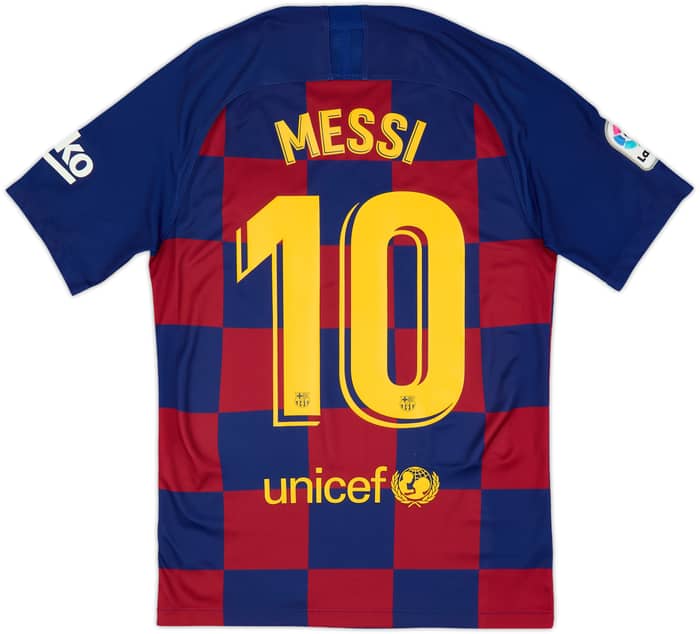 2019-20 Barcelona Home Shirt Messi #10 - 7/10 - (S)
