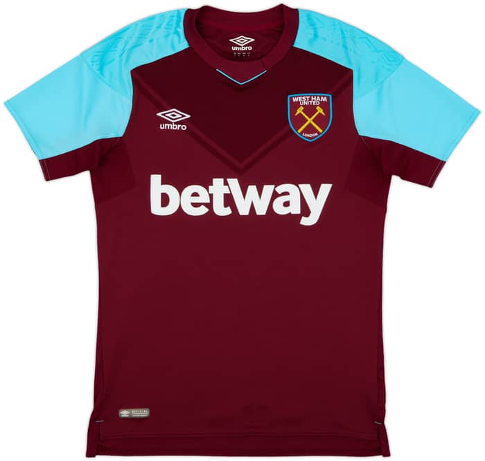 2017-18 West Ham Home Shirt Noble #16 - 8/10 - (S)