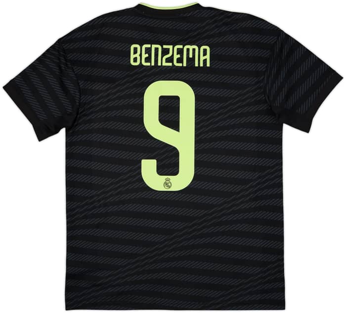 2022-23 Real Madrid Third Shirt Benzema #9 - 10/10 - (M)