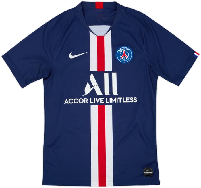 2019-20 Paris Saint-Germain Home Shirt Mbappe #7 - 8/10 - (S)