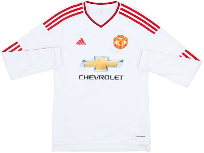 2015-16 Manchester United Away L/S Shirt Rooney #10 - 6/10 - (S)