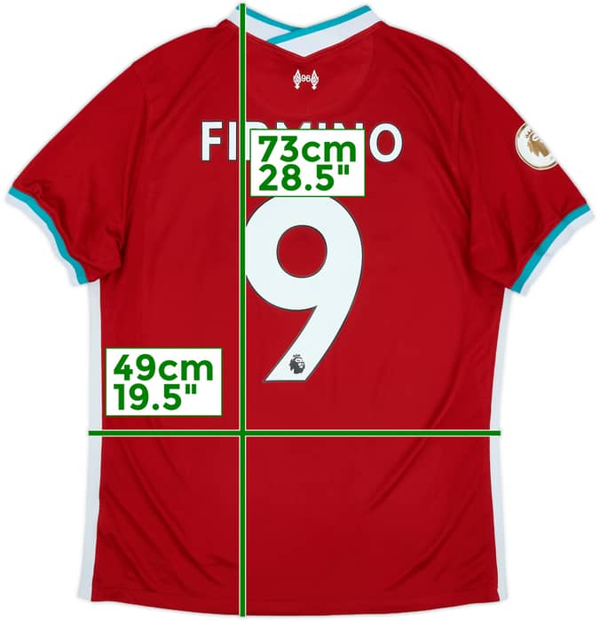 2020-21 Liverpool Home Shirt Firmino #9 - 6/10 - (L)