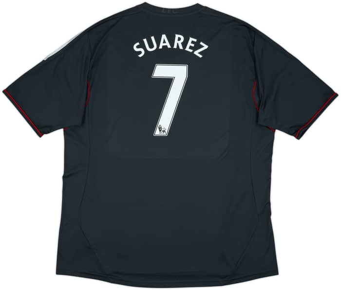 2011-12 Liverpool Away Shirt Suarez #7 - 9/10 - (3XL)