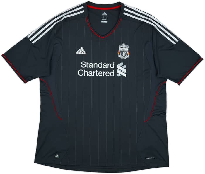 2011-12 Liverpool Away Shirt Suarez #7 - 9/10 - (3XL)