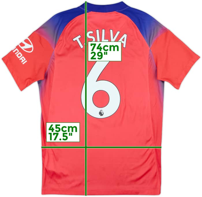 2020-21 Chelsea Third Shirt T.Silva #6 - 6/10 - (S)