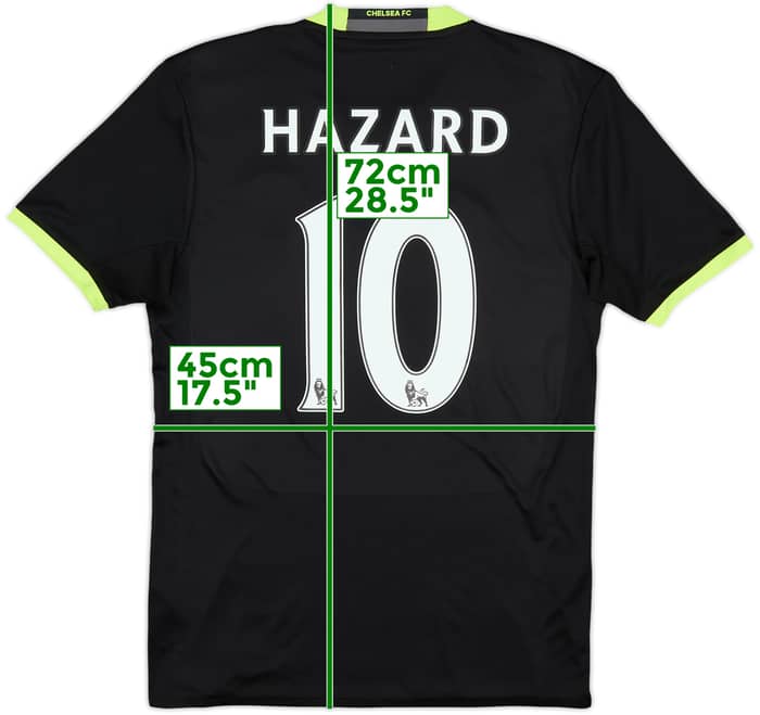 2016-17 Chelsea Away Shirt Hazard #10 - 7/10 - (S)