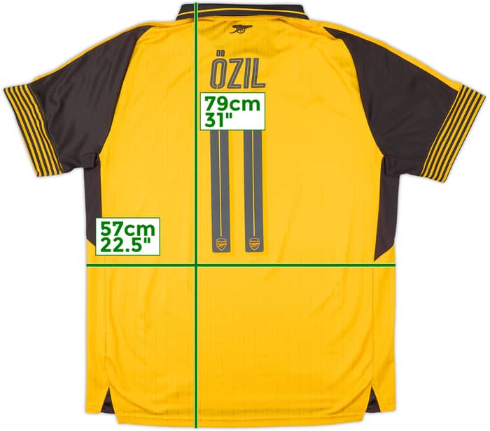 2016-17 Arsenal Away Shirt Ozil #11 - 6/10 - (XL)