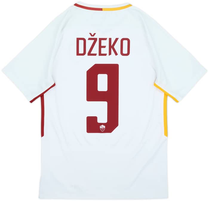 2017-18 Roma Away Shirt Dzeko #9 - 8/10 - (S)