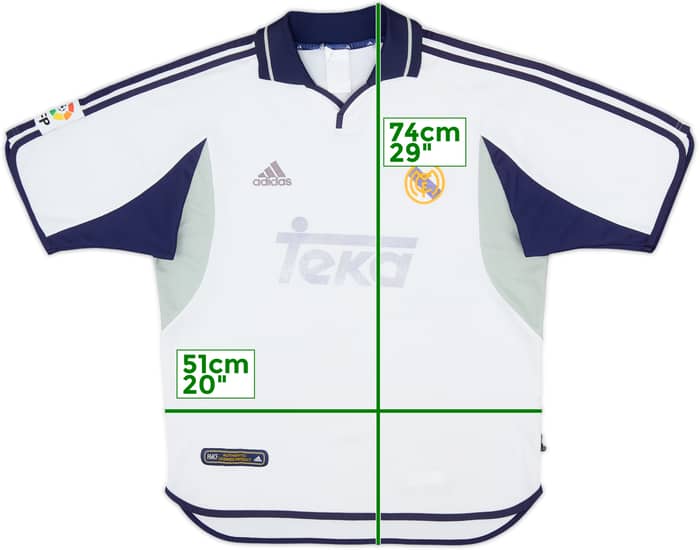 2000-01 Real Madrid Home Shirt - 4/10 - (M)