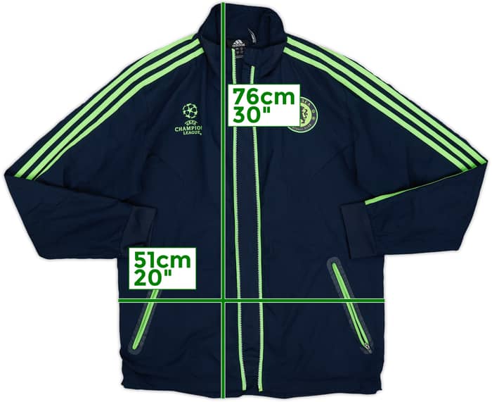 2010-11 Chelsea CL adidas Track Jacket - 4/10 - (M)