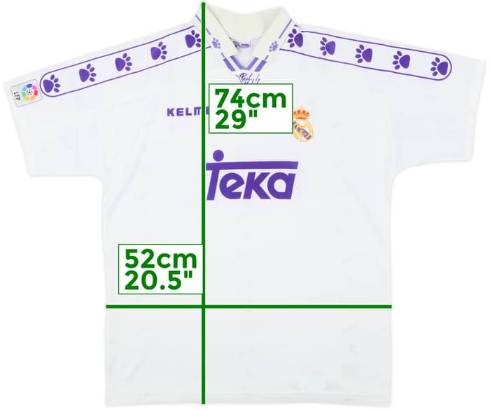 1994-96 Real Madrid Home Shirt - 6/10 - (L)