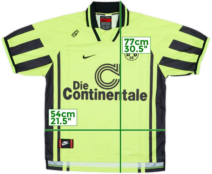 1996-97 Borussia Dortmund Home Shirt - 7/10 - (L)
