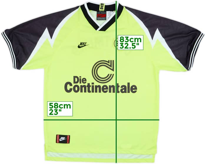 1995-96 Borussia Dortmund Home Shirt - 10/10 - (XL)