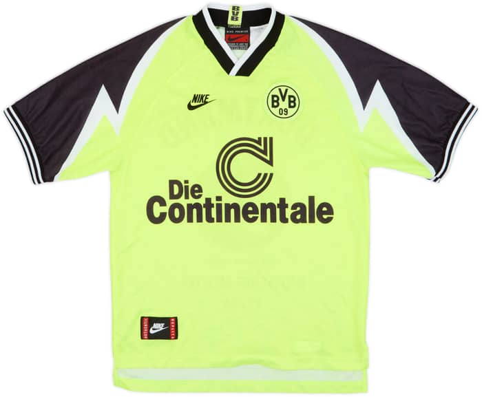 1995-96 Borussia Dortmund 'Deutscher Meister' Home Shirt - 8/10 - (S)
