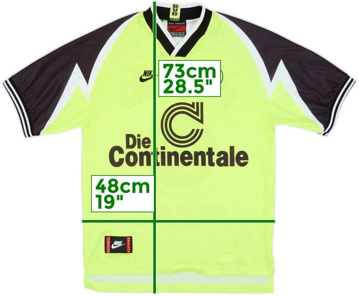 1995-96 Borussia Dortmund 'Deutscher Meister' Home Shirt - 8/10 - (S)