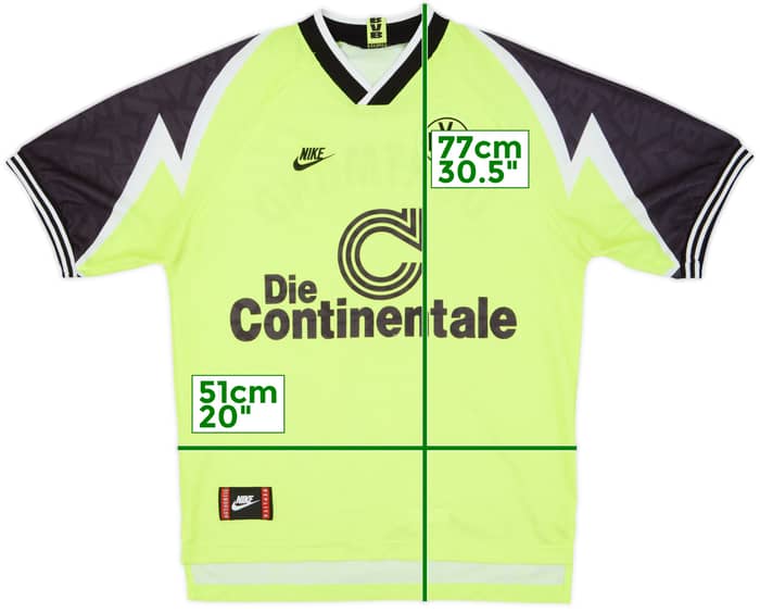 1995-96 Borussia Dortmund Home Shirt - 6/10 - (L)