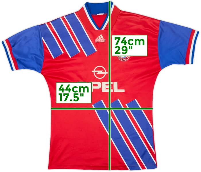 1993-95 Bayern Munich Home Shirt #7 - 6/10 - (M)