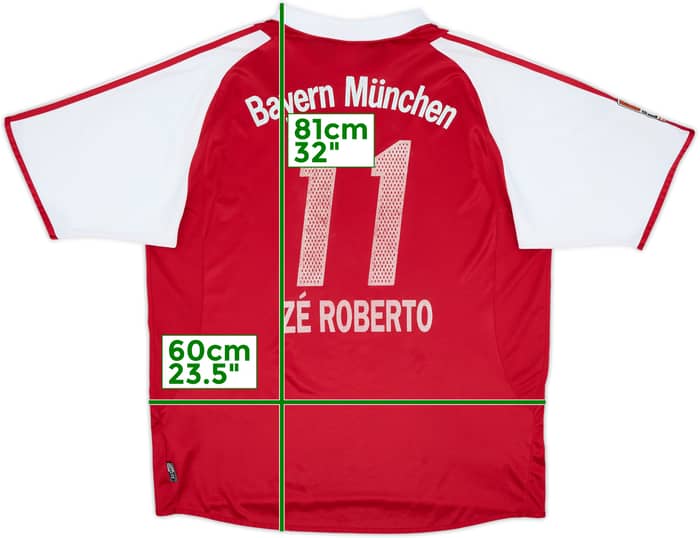 2003-04 Bayern Munich Home Shirt Ze Roberto #11 - 5/10 - (XL)