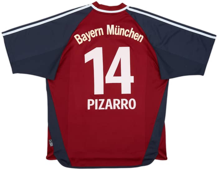 2001-02 Bayern Munich Home Shirt Pizarro #14 - 7/10 - (L)