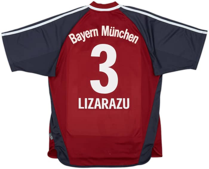2001-02 Bayern Munich Home Shirt Lizarazu #3 - 7/10 - (M)