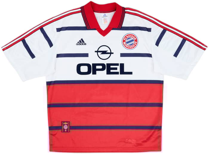 1998-00 Bayern Munich Away Shirt Scholl #7 - 9/10 - (L)